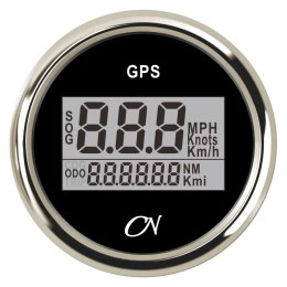 CN instrument Prędkościomierz GPS cyfrowy czarny / chrom