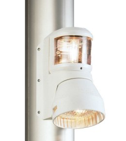 Lampa masztowa / lampa pokładowa 50W-12V HALO biała