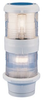 AQUASIGNAL 40 latarnia górna i kotwiczna światło białe obudowa biała 12V