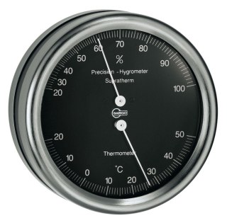BARIGO typu Orion Thermo- / Hygrom. czarny SkaØ100mm