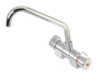 Bateria ceramiczna na gorąco i na zimno z chromowanego mosiądzu