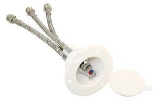 Wbudowana jednouchwytowa bateria do pryszniców z tyłu