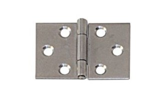 Zawias ze stali nierdzewnej matowy szeroki 40 x 60 x 1,0 mm