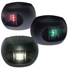 Zestaw latarni nawigacyjnych LED serii 34 w kolorze czarnym (z tyłu)