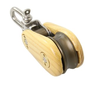 Drewniany blok łożyskowy VICTORY 45mm z krętlikiem