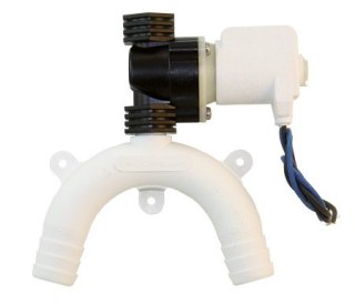 Elektrozawór wentylowany 25mm na gęsiej szyi (biały)