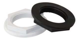 Nakrętka kontrująca 1 1/2 "KS czarna pojedynczo