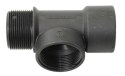 Trójnik 1 1/2 "gwint zewnętrzny / wewnętrzny / wewnętrzny bez lepkości.