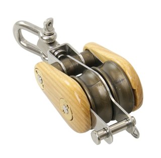 VICTORY Podwójny blok jesionowy 30mm z krętlikiem + UB