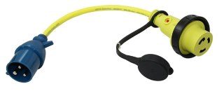 Kabel adaptera Wtyczka CEE / złącze NEMA 16A 230V 25m