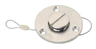 Korek spustowy ze stali nierdzewnej ze śrubą z rowkiem