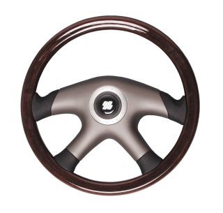 LAMPEDUSA kierownica mahoń / aluminium 360mm