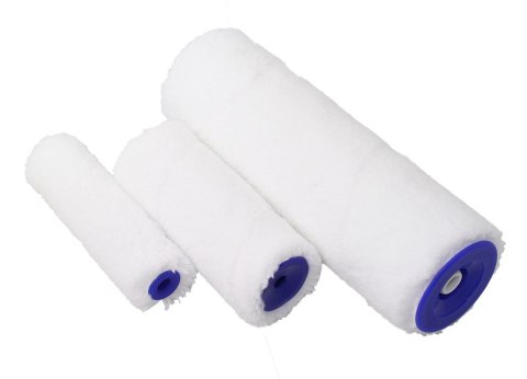 Mały wałek z mikrofibry wysokość 8mm biały 10cm