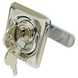 Podnośnik podłogowy ze stali nierdzewnej z zamkiem (2 klucze)