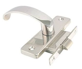 Zamek wpuszczany typu C1 z klamką – komplet uniwersalny