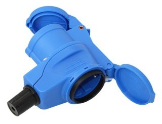 Złącze kątowe CEE z gniazdem Schuko