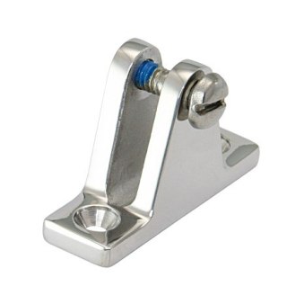 Złącze osłony natryskowej ze stali nierdzewnej - mocowanie do pokładu 90 °