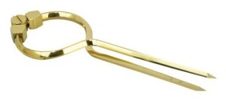 Mosiężny przenośnik nawigacyjny jednoręczny, polerowany 180 mm