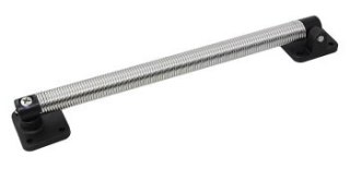 Otwieracz do klap, stal nierdzewna, długość ok. 320 mm, sprężyna Ø ok. 22 mm