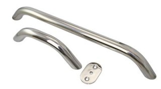 Uchwyt ze stali nierdzewnej 25mm x 460mm M6