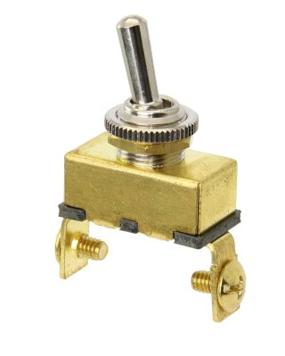 Przełącznik dźwigniowy mosiężny 12V - 14A