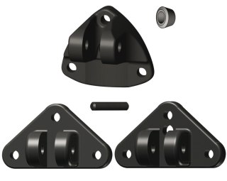 Standardowy wspornik przegubowy LENCO powyżej