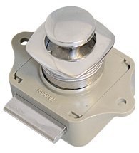 Wypukły przycisk zatrzaskowy + kółko ze stali nierdzewnej