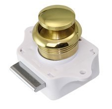 Zatrzask + pierścień chromowany z mosiądzu