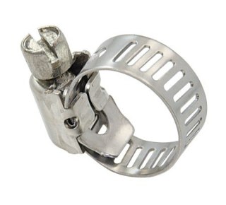 Zestaw 10 opasek zaciskowych ze stali nierdzewnej US 8-22mm