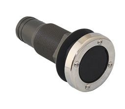 Acetal przelotowy przez kadłub 1 1/2 "kołpak ze stali nierdzewnej + zawór