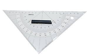 Trójkąt nawigacyjny akrylowy 25 cm