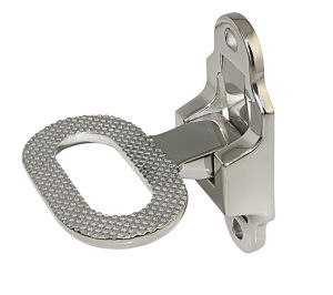 Chromowany stopień z brązu, składany