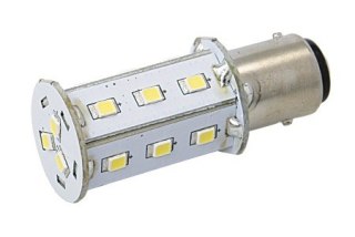 Dioda LED biała 10-30 V 2,6 W BAY15d