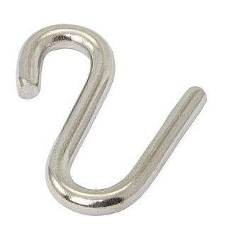 Hak S ze stali nierdzewnej 6 mm