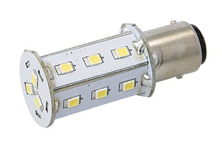 LED biała ciepła 10-30V 2,5W BA15d