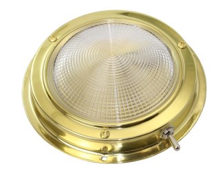 Lampa sufitowa 155mm mosiądz polerowany na 12V