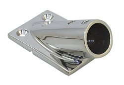 Mocowanie balustrady ze stali nierdzewnej 25mm KOŃCÓWKA 30 °