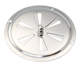 Okrągły wentylator ze stali nierdzewnej 102 mm śruba regulacyjna na środku