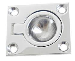 Uchwyt wlotowy mosiądz polerowany 44x38mm