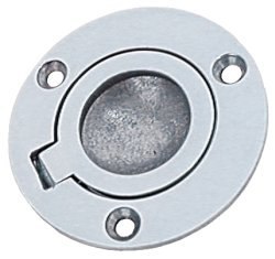 Uchwyt wlotowy okrągły, chromowany mosiądz 60mm