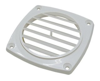 Wentylator na wąż 3 ", płaski, biały