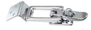 Zamek dźwigniowy z mosiądzu chromowanego pod kątem 90mm