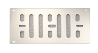 Zjeżdżalnia wentylacyjna ze stali nierdzewnej 152 x 76 mm z ekranem