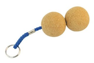 Brelok z 2 kulkami korkowymi 50mm