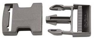 Klamra Nexus 20mm czarna opak. = 10szt.