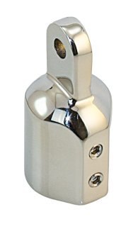 Końcówka rury bimini dodatkowa AISI316 30 mm - 2 śruby M6