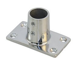 Końcówka mocowania balustrady ze stali nierdzewnej 90 ° kątowa 25 mm