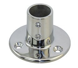 Końcówka mocowania balustrady ze stali nierdzewnej 90 ° wokół 25 mm