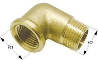 Łącznik kątowy Ms58 gwint wewnętrzny / zewnętrzny 3/4 " Łącznik kątowy Ms58 gwint wewnętrzny / zewnętrzny 3/4 "