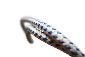 Lina cumownicza rdzeń / płaszcz BAVARIA biało-niebieska 8mm